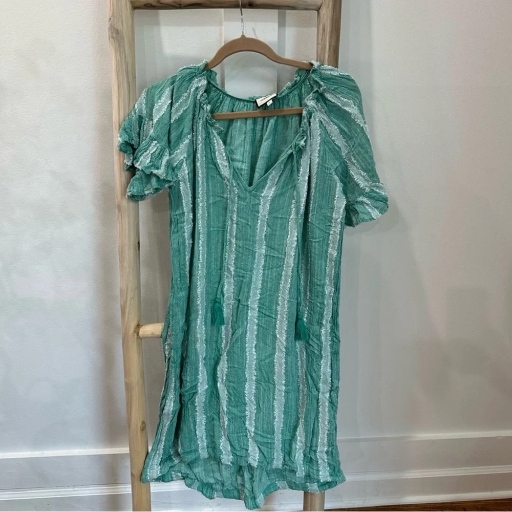 Tuckernuck Teal Textured Coverup
